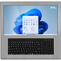 STX Technology X7500 Stainless Steel Resisitive Touch Panel PC with Keyboard