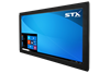 X7324-EX-RT Industrial Panel Monitor - Matte Black Finish