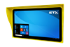 X7600 Industrial Panel Monitor - PCAP Touch Screen - Safety Yellow Finish